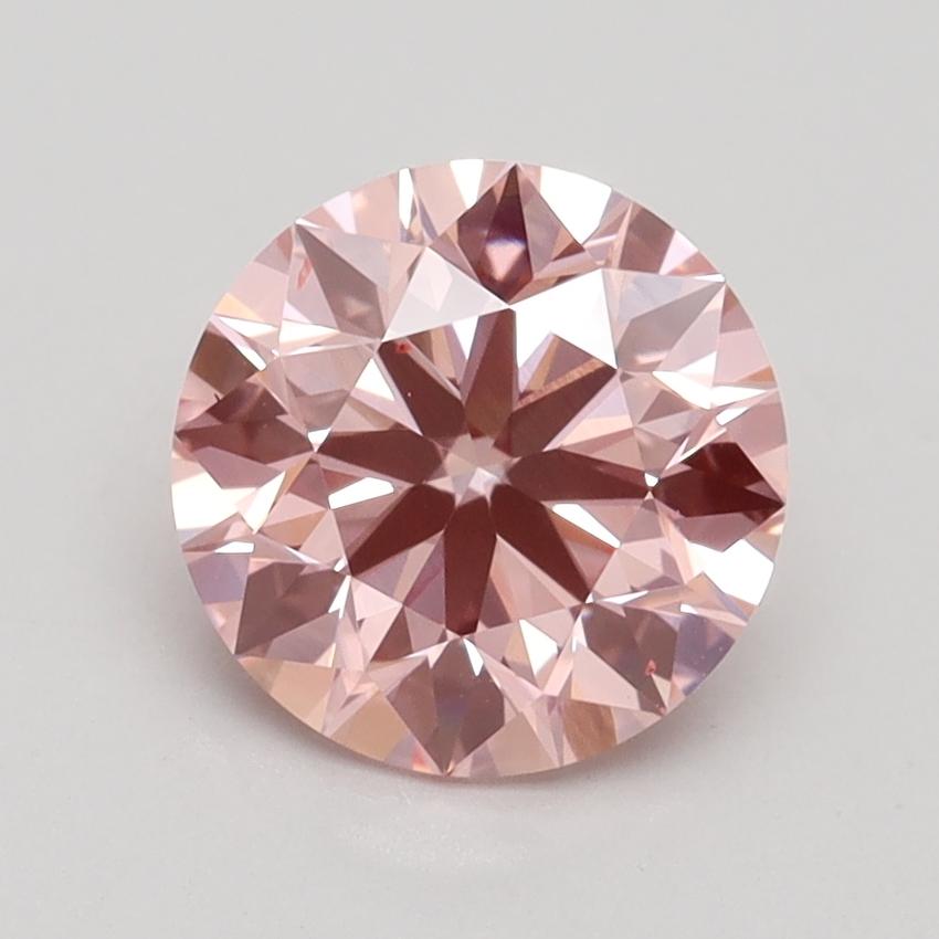 1.80 Ct. Fancy Intense Pink Round Lab Grown Diamond