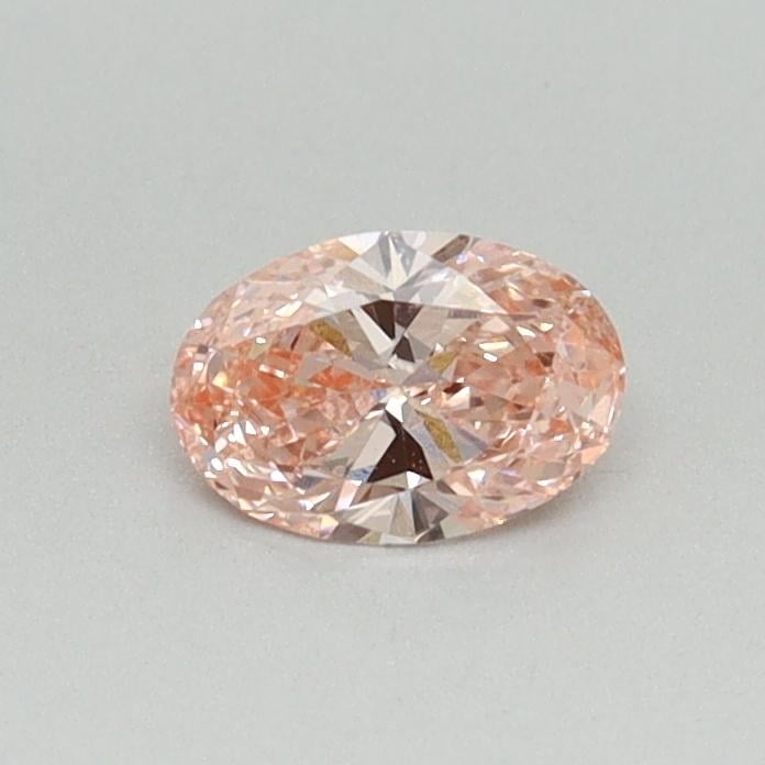 0.30 Ct. Fancy Vivid Pink Oval Lab Grown Diamond