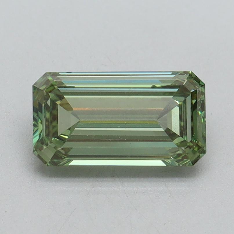 1.04 Ct. Fancy Intense Green Emerald Lab Grown Diamond