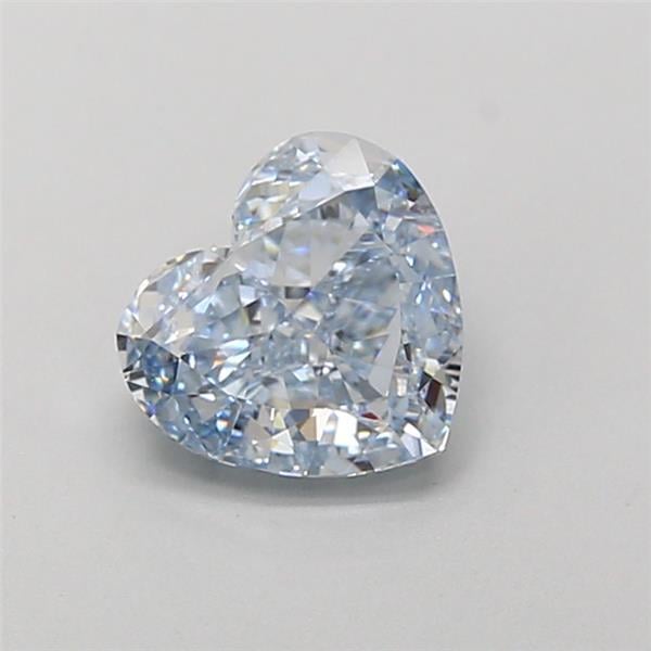 1.16 Ct. Fancy Intense Blue Heart Lab Grown Diamond