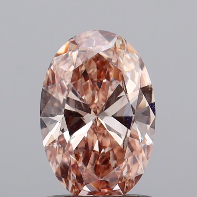 8.09 Ct. Fancy Intense  Pink Radiant Lab Grown Diamond