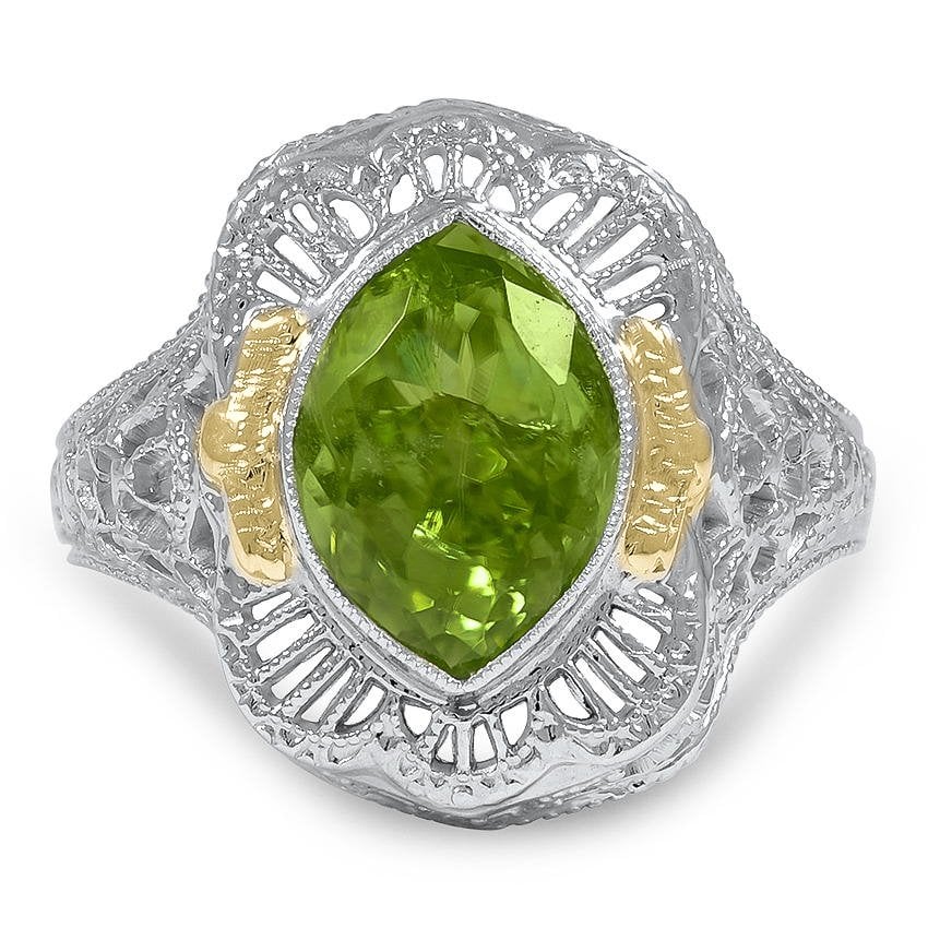Edwardian Peridot Cocktail Ring