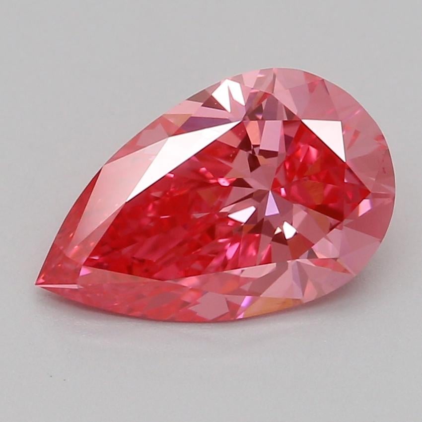 1.02 Ct. Fancy Vivid Pink Pear Lab Grown Diamond