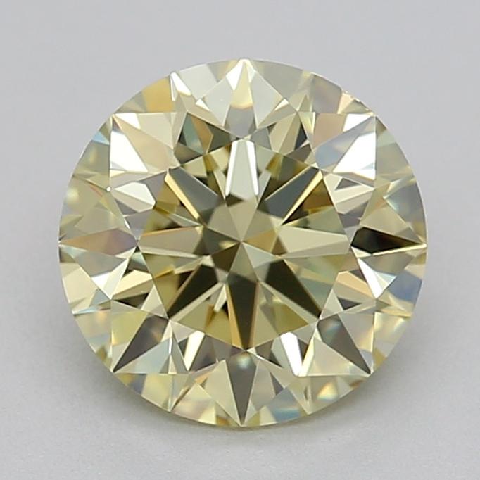 1.04 Ct. Fancy Light Yellow Round Lab Grown Diamond