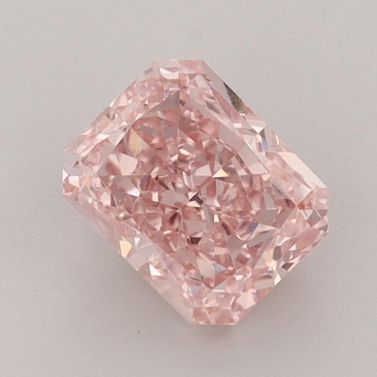 1.56 Ct. Fancy Vivid  Pink Radiant Lab Grown Diamond