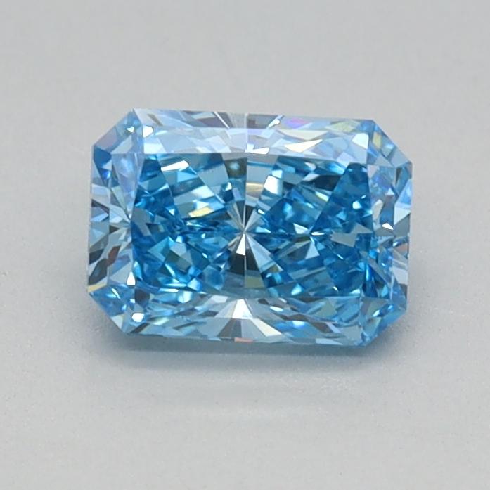 0.48 Ct. Fancy Vivid Blue Radiant Lab Grown Diamond