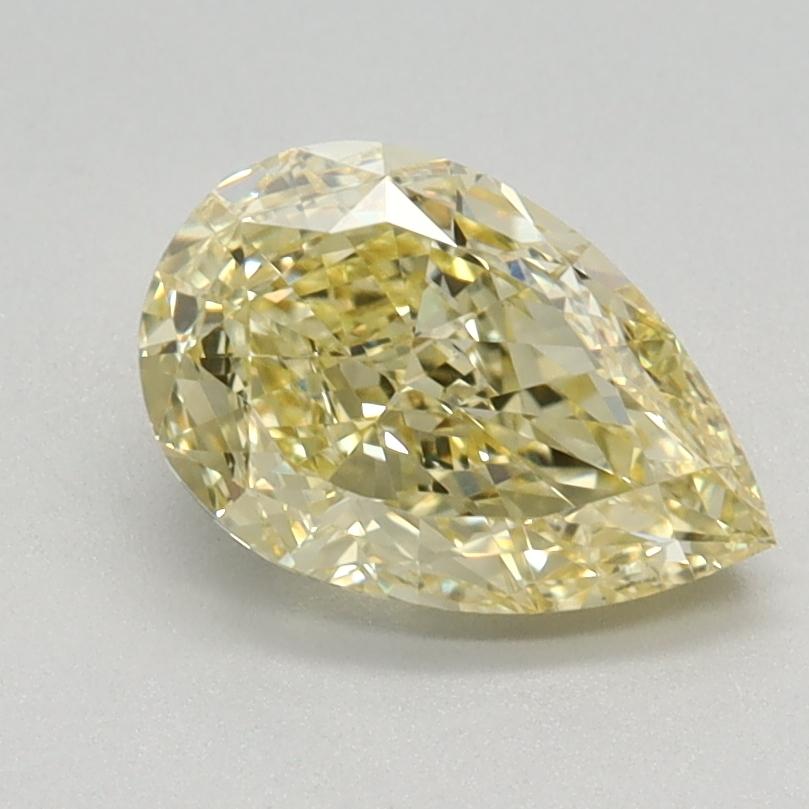 1.11 Ct. Fancy Intense Yellow Pear Lab Grown Diamond