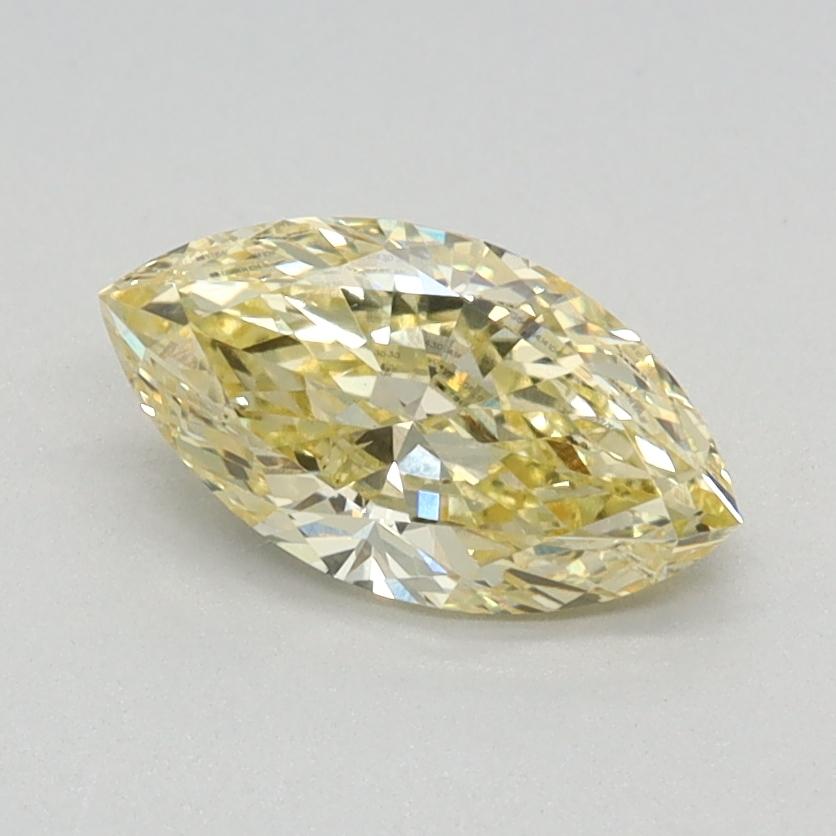 0.71 Ct. Fancy Intense Yellow Marquise Lab Grown Diamond