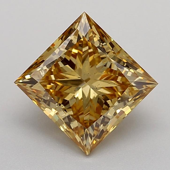 1.82 Ct. Fancy  Yellow Princess Lab Grown Diamond
