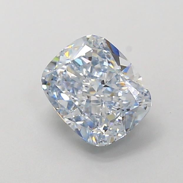 1.39 Ct. Fancy Light Blue Cushion Lab Grown Diamond