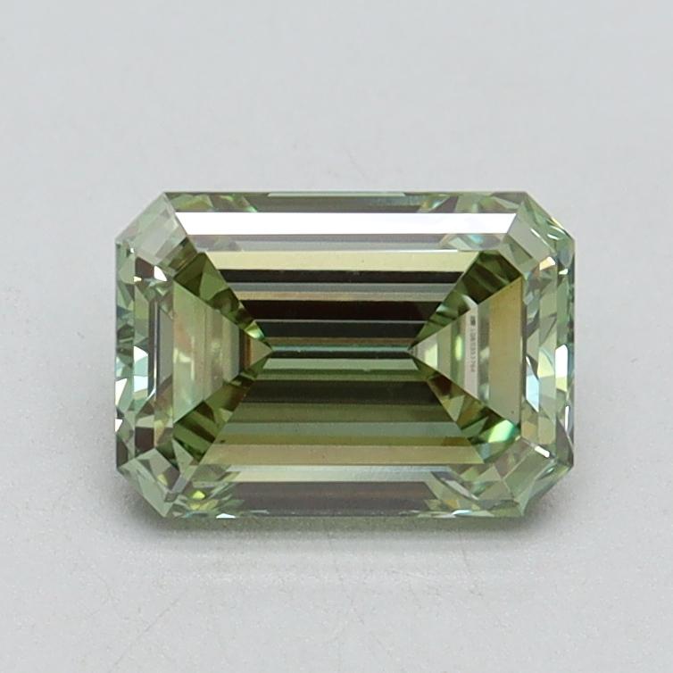 1.07 Ct. Fancy Intense Green Emerald Lab Grown Diamond