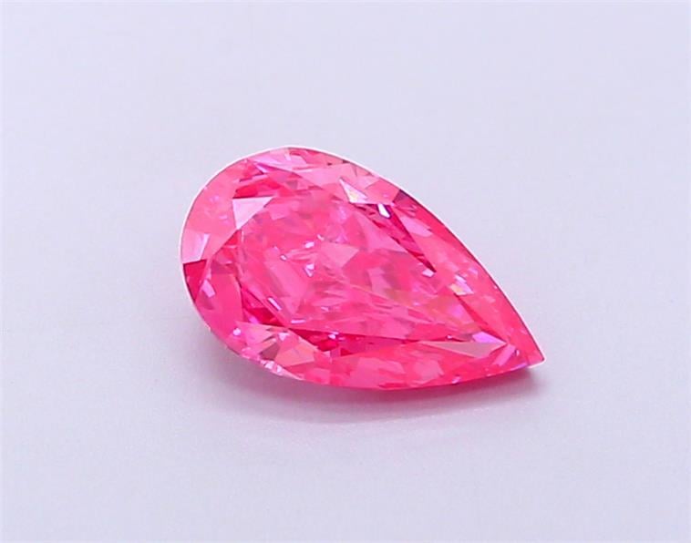 1.03 Ct. Fancy Vivid  Pink Pear Lab Grown Diamond