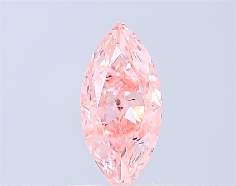 1.07 Ct. Fancy Vivid Pink Marquise Lab Grown Diamond