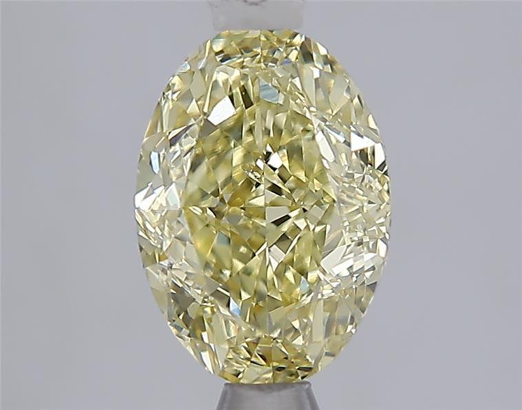 2.08 Ct. Fancy Yellow Oval Lab Grown Diamond