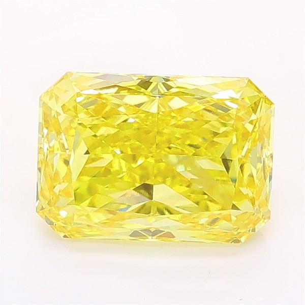 2.05 Ct. Fancy Vivid Yellow Radiant Lab Grown Diamond