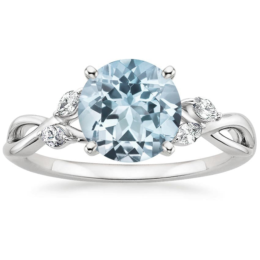 aquamarine engagement ring