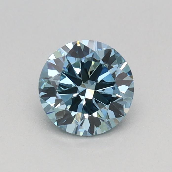 0.36 Ct. Fancy Intense Blue Round Lab Grown Diamond