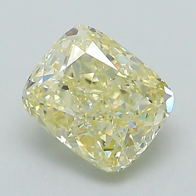 1.21 Ct. Fancy Yellow Cushion Lab Grown Diamond