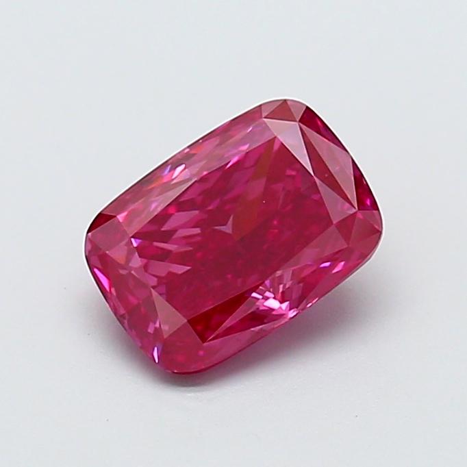 1.69 Ct. Fancy Deep Pink Cushion Lab Grown Diamond