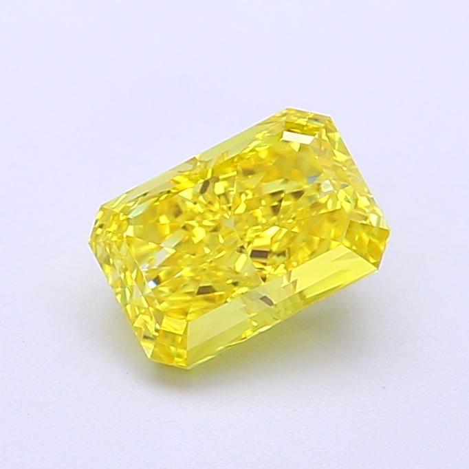1.09 Ct. Fancy Vivid Yellow Radiant Lab Grown Diamond