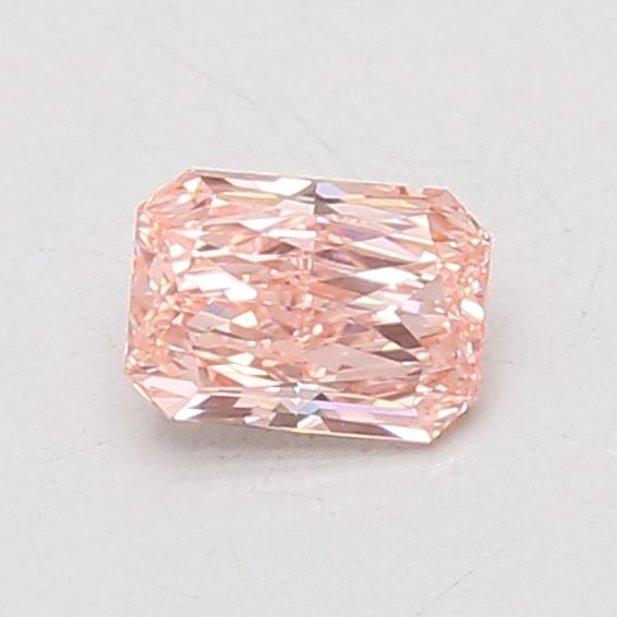0.56 Ct. Fancy Vivid Pink Radiant Lab Grown Diamond