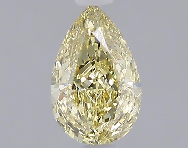 1.03 Ct. Fancy Intense  Yellow Pear Lab Grown Diamond