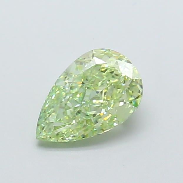 1.60 Ct. Fancy Vivid Green Pear Lab Grown Diamond