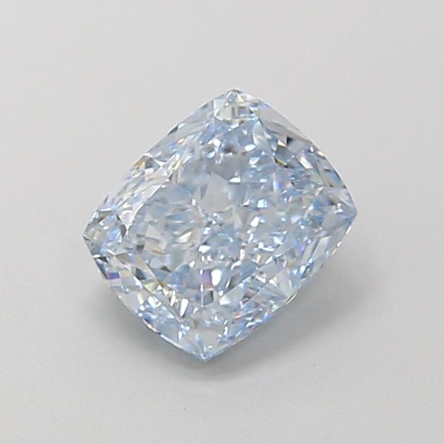 1.11 Ct. Fancy Intense Blue Cushion Lab Grown Diamond