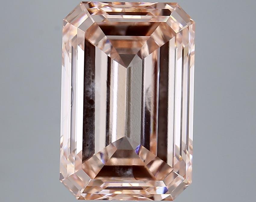 10.04 Ct. Fancy Intense  Pink Emerald Lab Grown Diamond
