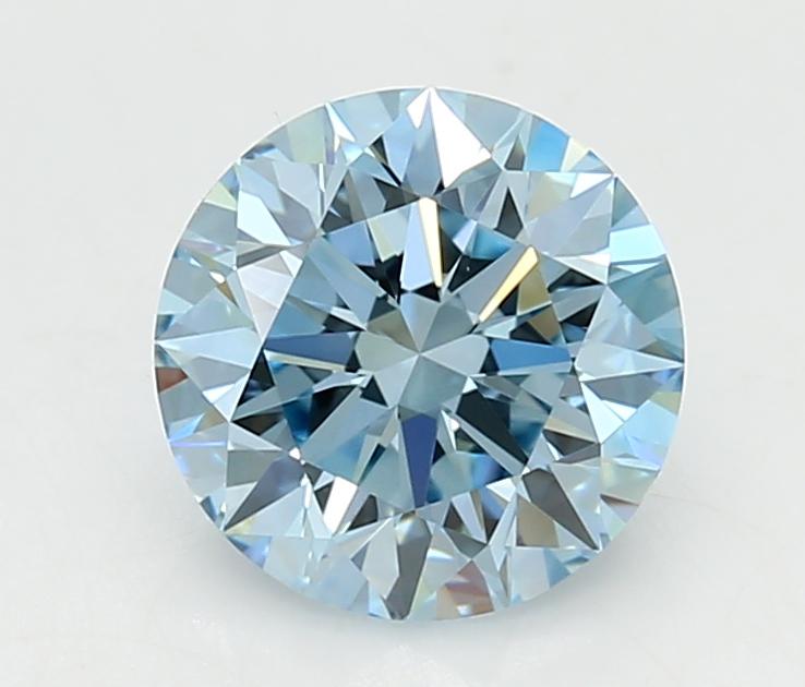 1.92 Ct. Fancy Vivid  Blue Round Lab Grown Diamond