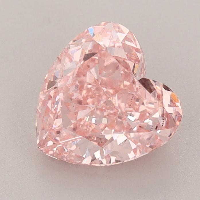 1.43 Ct. Fancy Vivid Pink Heart Lab Grown Diamond
