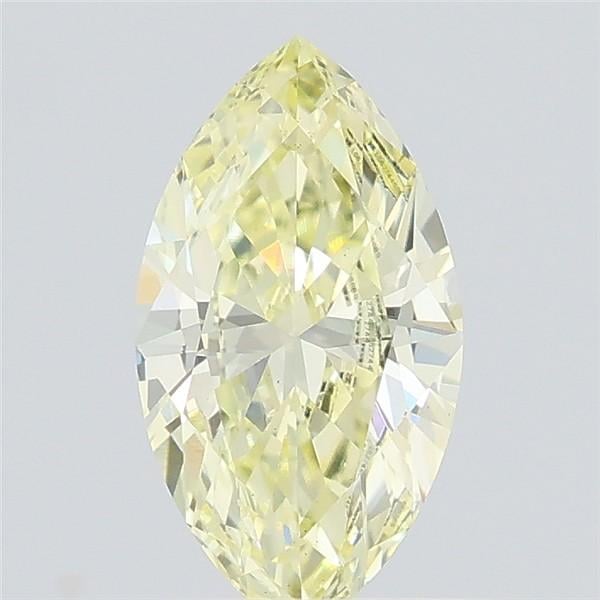 0.43 Ct. Fancy Light Yellow Marquise Lab Grown Diamond