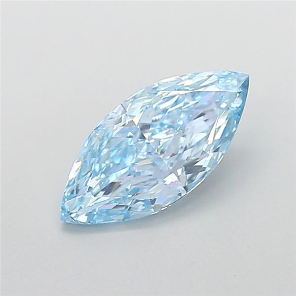 1.84 Ct. Fancy Vivid Blue Marquise Lab Grown Diamond