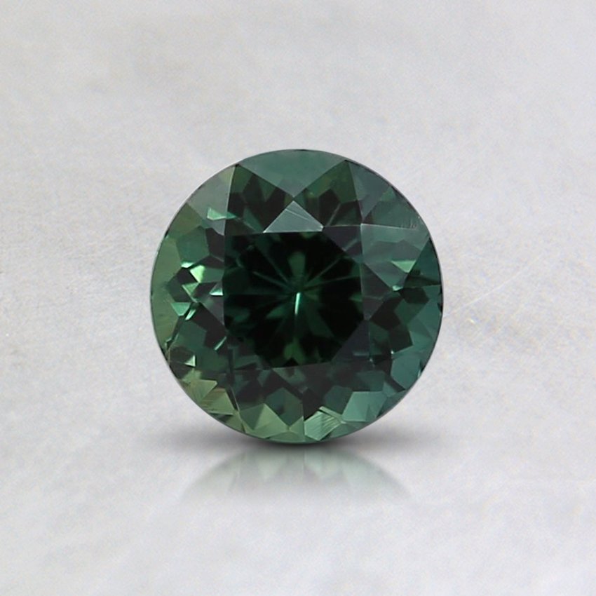 5mm Unheated Teal Round Sapphire