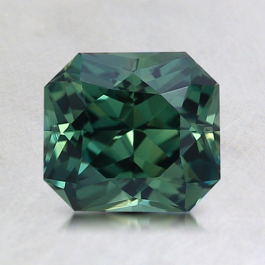 6.8x6.1mm Teal Radiant Sapphire