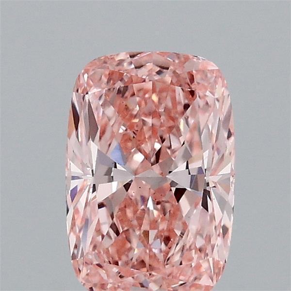0.94 Ct. Fancy Vivid Pink Cushion Lab Grown Diamond