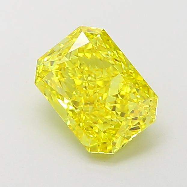 1.51 Ct. Fancy Vivid Yellow Radiant Lab Grown Diamond