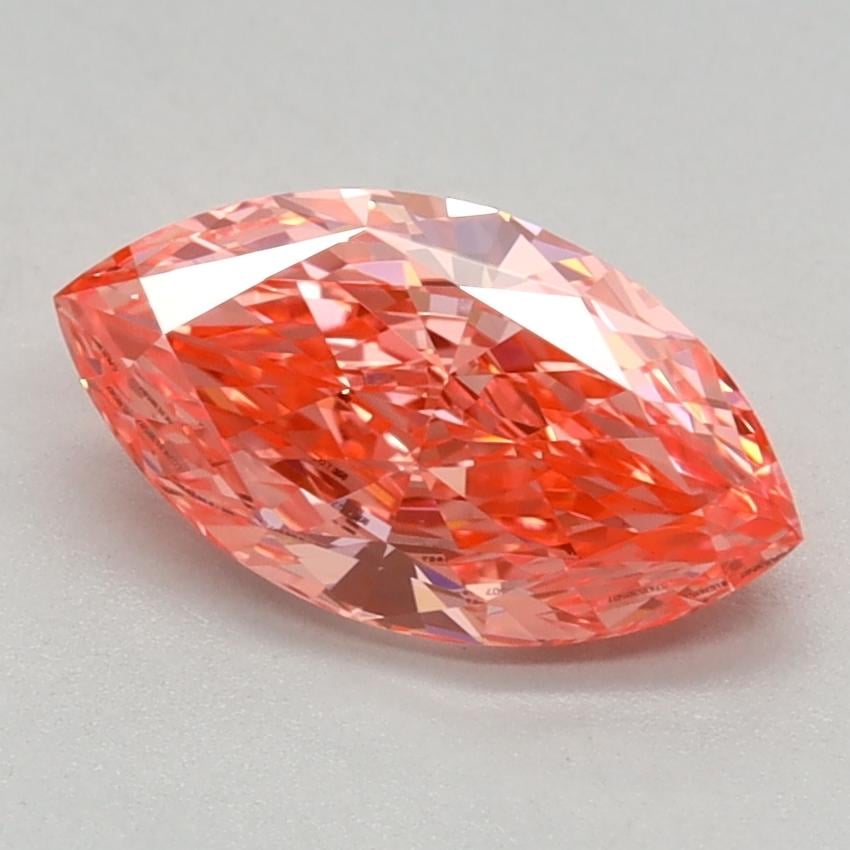 1.03 Ct. Fancy Vivid Pink Marquise Lab Grown Diamond