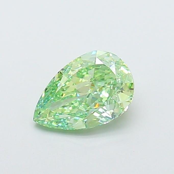 1.25 Ct. Fancy Vivid  Green Pear Lab Grown Diamond