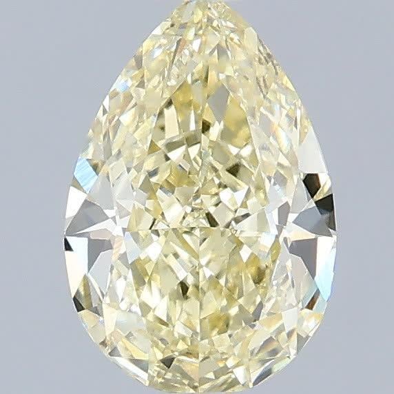 1.07 Ct. Fancy Yellow Pear Lab Grown Diamond
