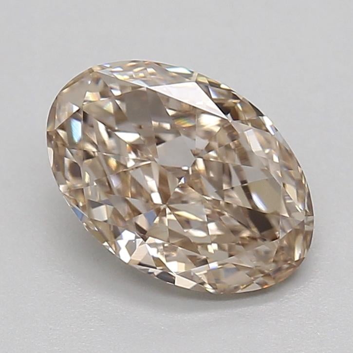 1.12 Ct. Very Light  Brown Oval Lab Grown Diamond
