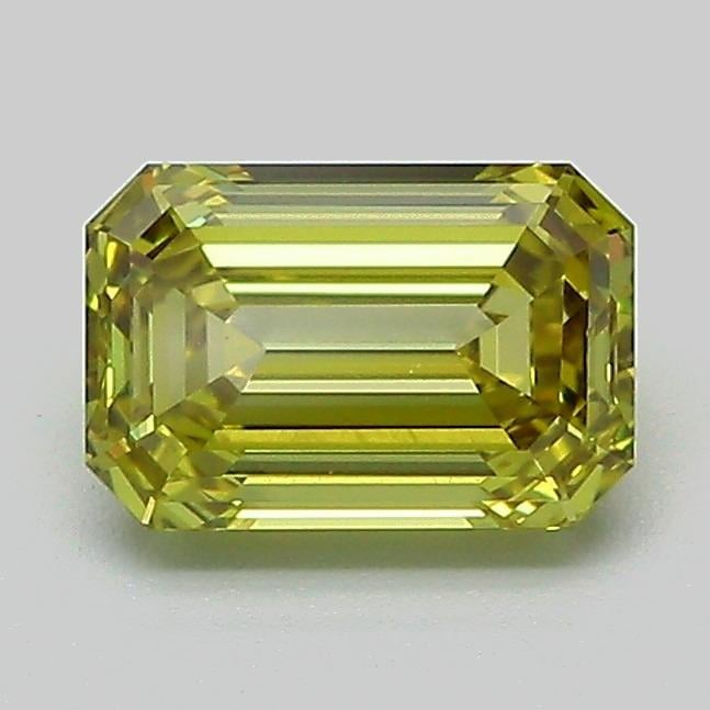 1.07 Ct. Fancy Intense Yellow Emerald Lab Grown Diamond