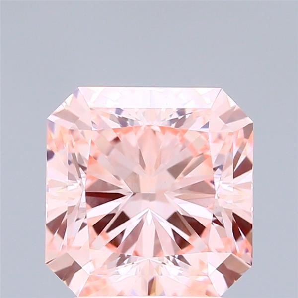 2.50 Ct. Fancy Vivid Pink Radiant Lab Grown Diamond