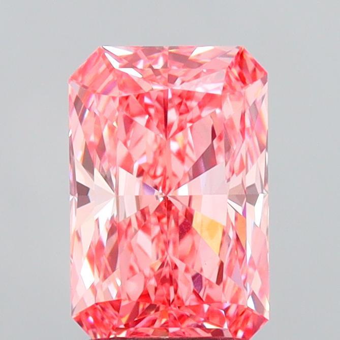 2.03 Ct. Fancy Vivid Pink Radiant Lab Grown Diamond