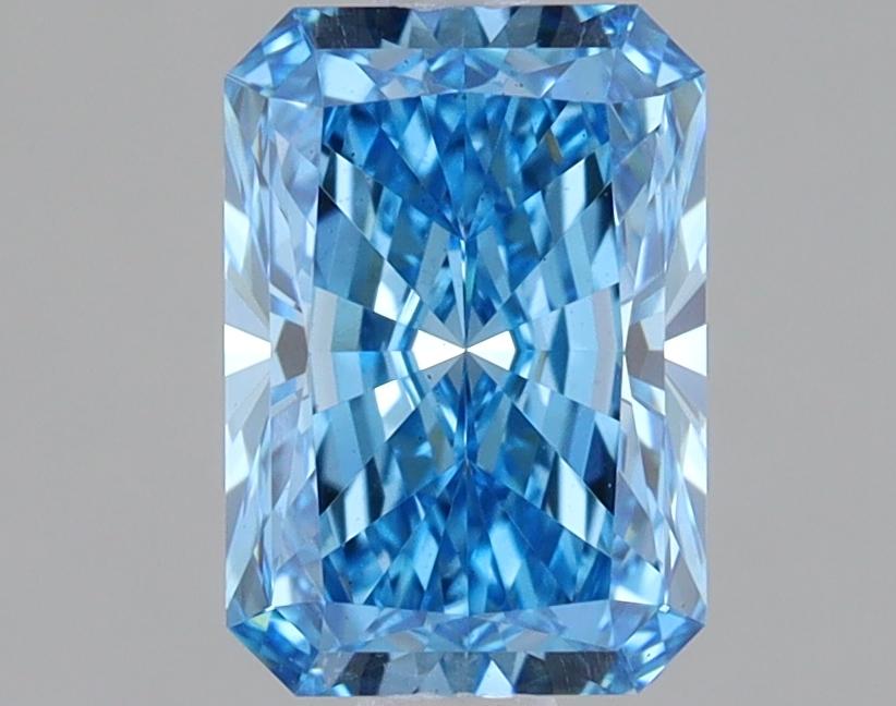 1.04 Ct. Fancy Vivid Blue Radiant Lab Grown Diamond