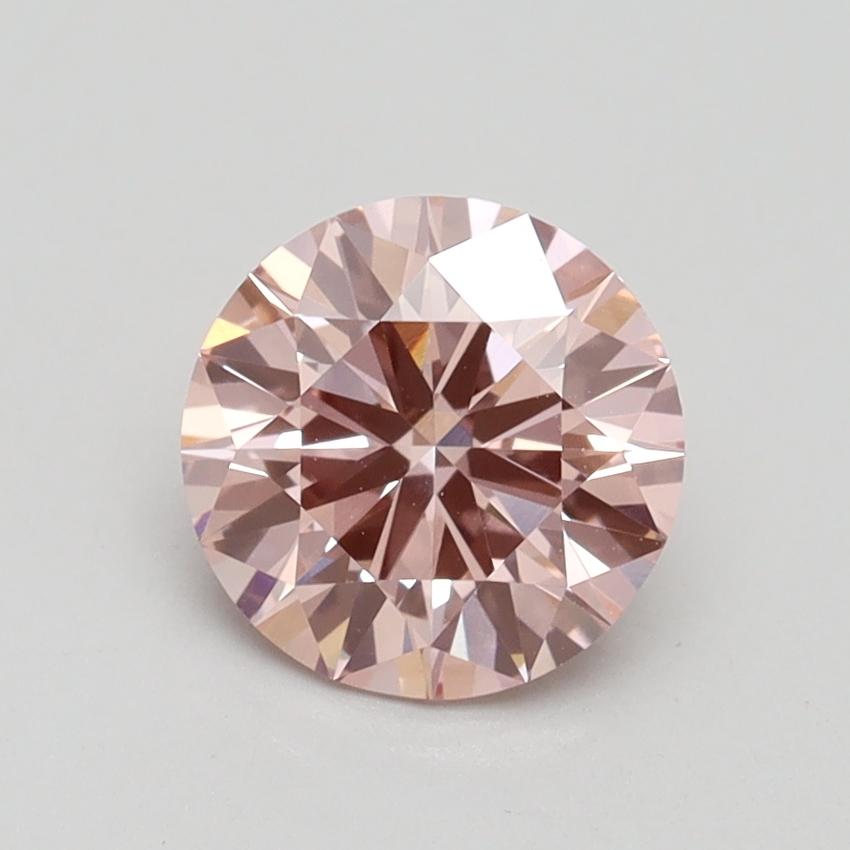 1.30 Ct. Fancy Pink Round Lab Grown Diamond