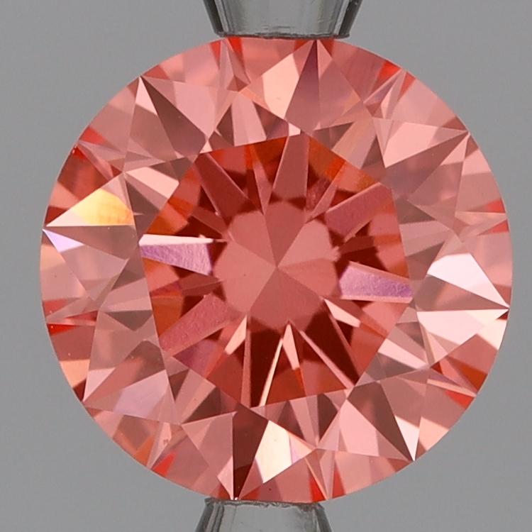 2.04 Ct. Fancy Vivid Pink Round Lab Grown Diamond