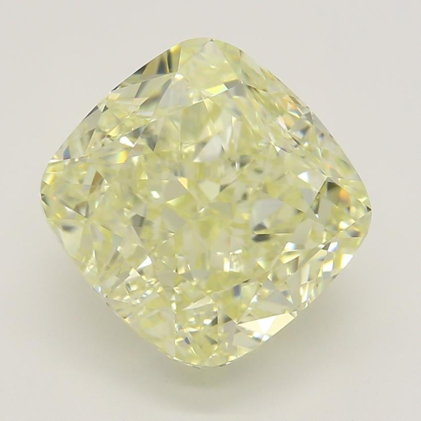 3.05 Ct. Fancy Light Yellow Cushion Diamond