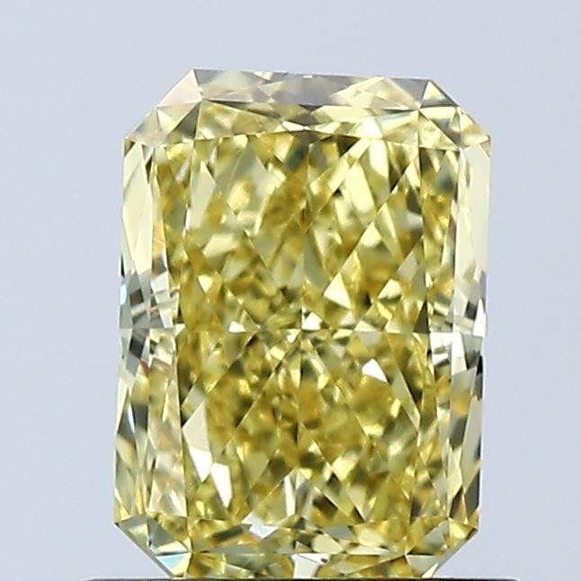 1.07 Ct. Fancy Vivid Yellow Radiant Lab Grown Diamond