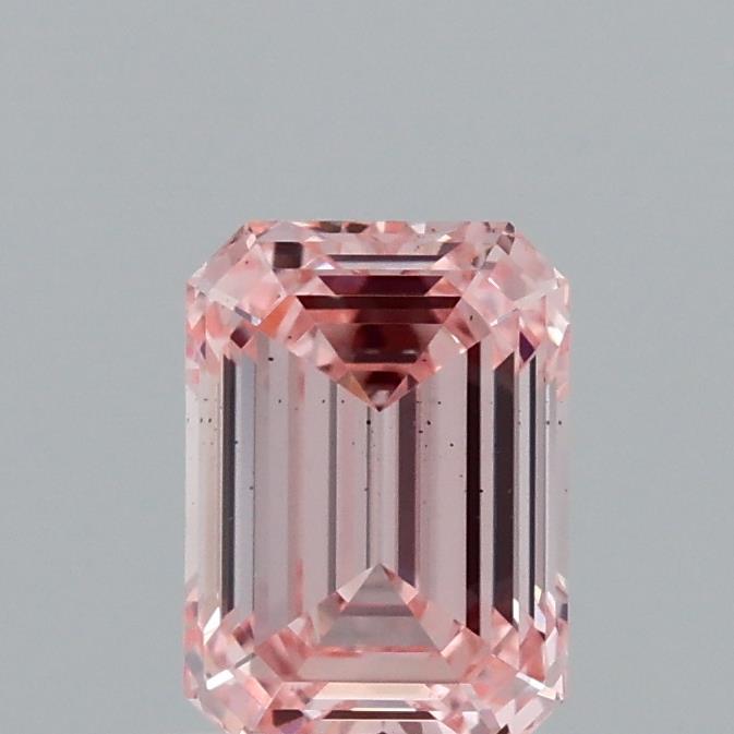 0.96 Ct. Fancy Intense Pink Emerald Lab Grown Diamond